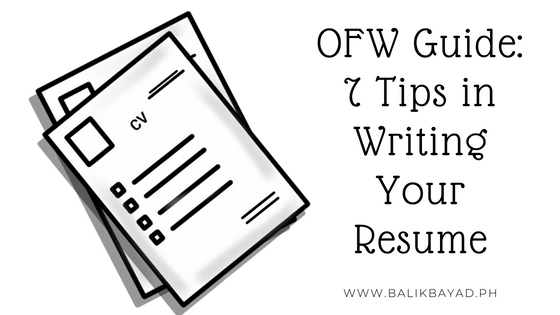 Resume Writing A Guide For Ofws And Make Yours Stand Out