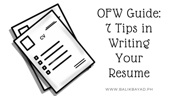 Resume Writing: A Guide for OFWs - and Make Yours Stand ...